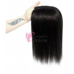 Peruca calotă din fibra Kanekalon 360 grade Cod CYF72991 Brunet - 35 cm lungime